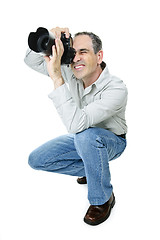 Image showing Photographer with camera