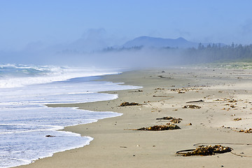 Image showing Coast of Pacific ocean in Canada