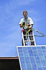 Image showing Solar panel installation