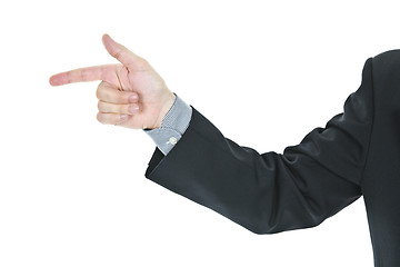 Image showing Man pointing finger