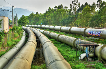 Image showing industrial pipeline