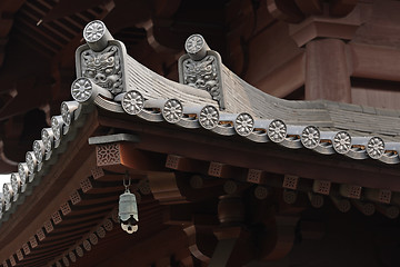 Image showing chinese temple roof