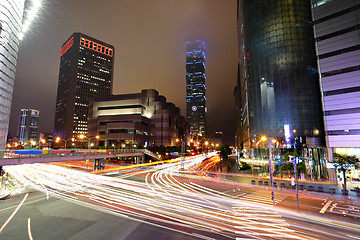 Image showing Taipei commercial district at night