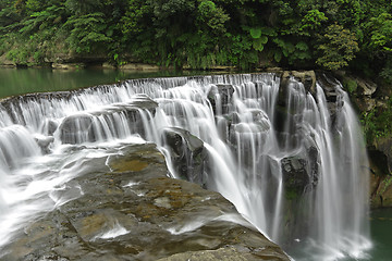 Image showing Shifen waterfall in Taiwan