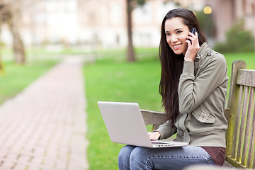 Image showing Ethnic college student