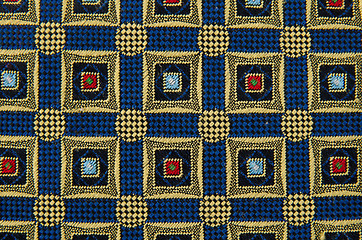 Image showing Abstract pattern ornamented textile