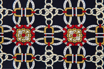 Image showing Abstract pattern ornamented textile