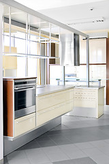 Image showing Light kitchen interior
