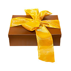 Image showing Brown gift