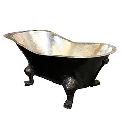 Image showing Metal bathtub