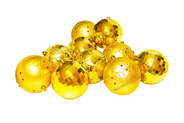 Image showing Golden pendants isolated