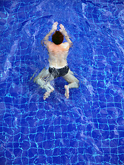 Image showing swimming