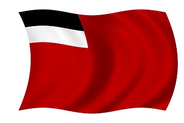 Image showing waving flag of georgia