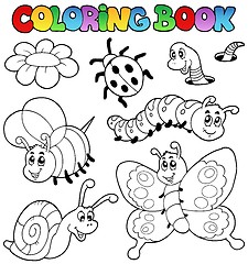 Image showing Coloring book with small animals 2