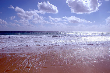 Image showing beach of sand