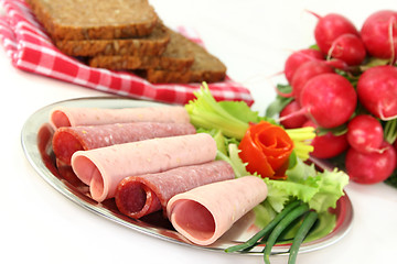 Image showing Sausage Platter