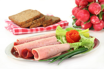 Image showing Sausage Platter