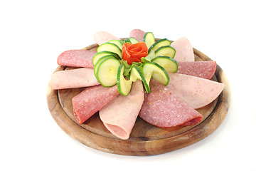 Image showing Sausage Platter