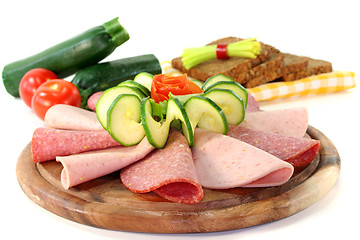 Image showing Sausage Platter