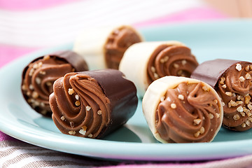 Image showing Chocolate pralines