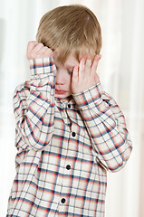 Image showing upset child
