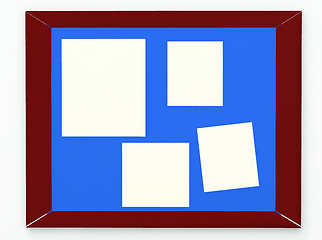 Image showing 3d bulletin board with reminders