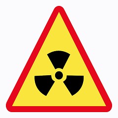 Image showing radiation sign