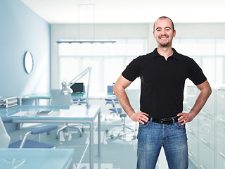 Image showing man in office