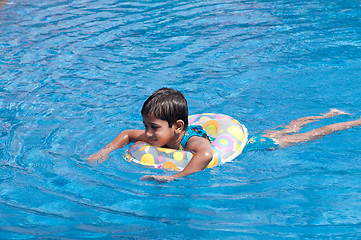 Image showing swimming