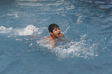 Image showing swimming