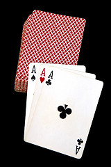 Image showing Three Aces