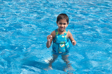 Image showing swimming