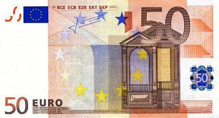 Image showing 50 euro banknote