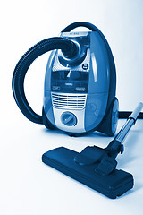Image showing Isolated Stainless Steel Vacuum Cleaner 