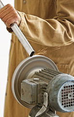 Image showing heavy industry manual worker 