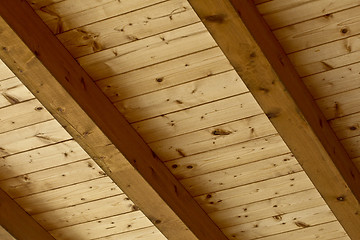 Image showing the brown wood texture with natural patterns