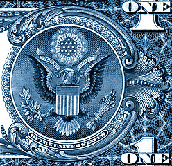 Image showing eagle one dollar detail