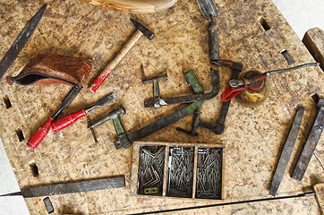 Image showing old tools