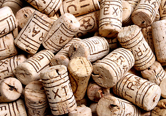 Image showing cork bottle background