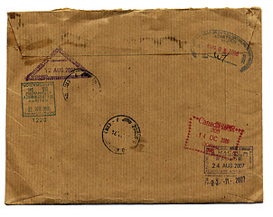 Image showing grunge envelope