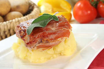 Image showing Saltimbocca alla Romana