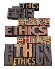 Image showing ethics word collage