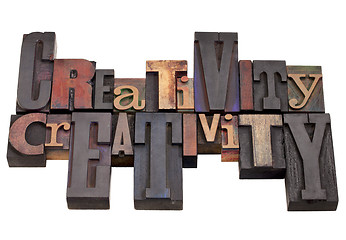 Image showing creativity word abstract