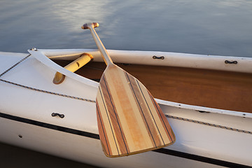 Image showing canoe paddle