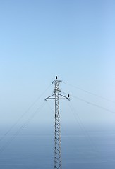 Image showing high voltage - hochspannungsmast
