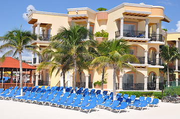 Image showing Beach Chairs