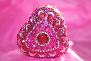 Image showing Jeweled Heart Box