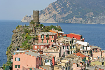 Image showing Castle of Belforte, Vernazza.