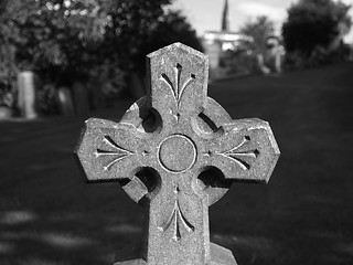 Image showing Glasgow cemetery