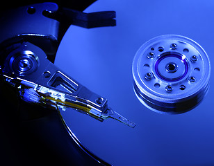 Image showing hard disk closeup